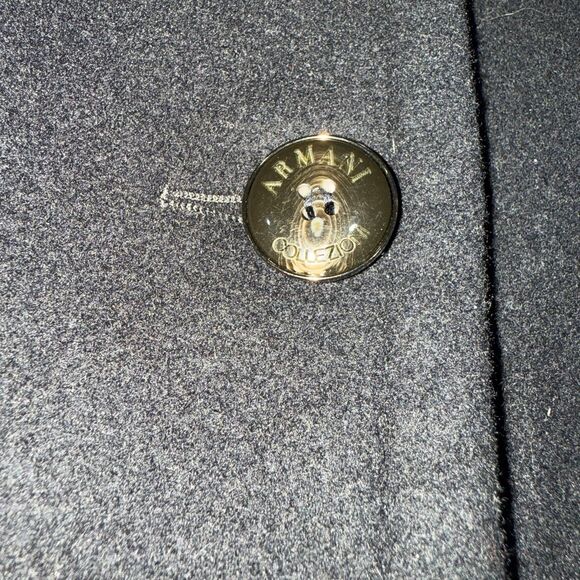 Armani Size 6 Women's Wool Coat Made in Italy SZ 42 Collezioni S - Picture 5 of 10